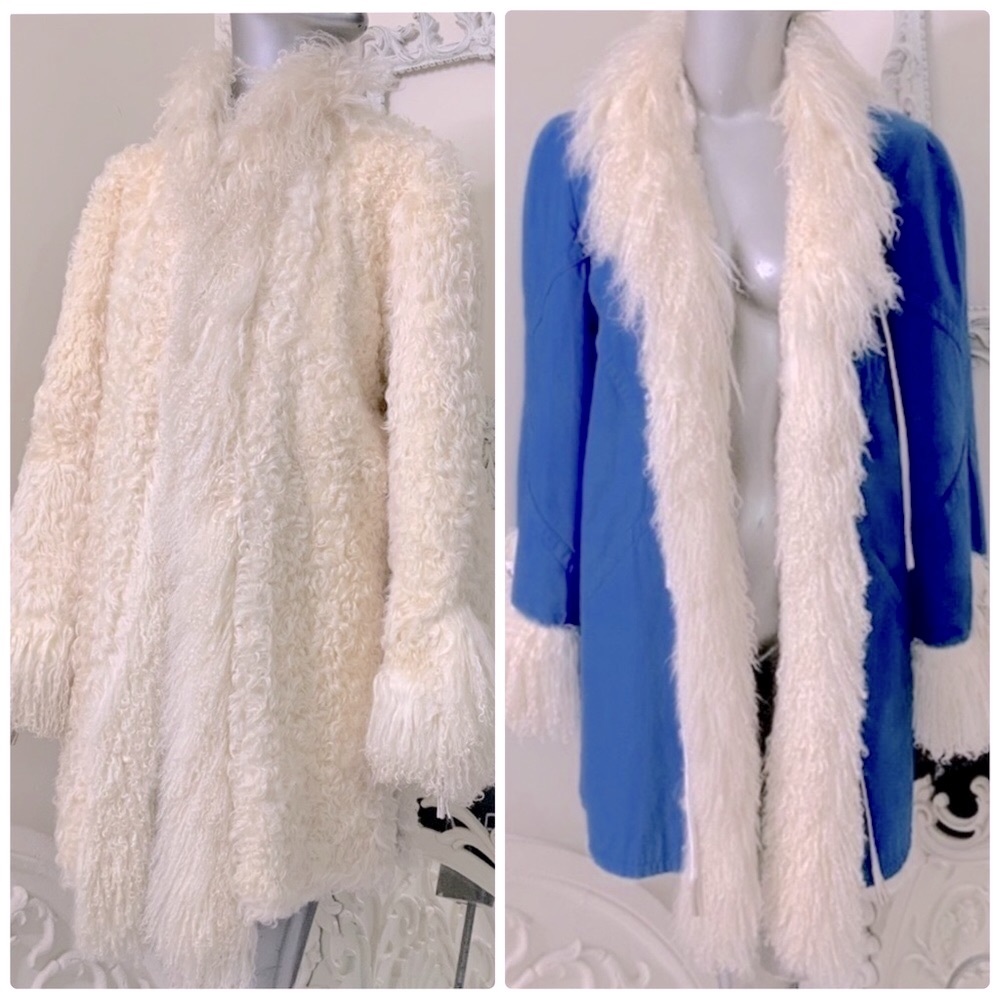 VINTAGE Birger Christensen Denmark Neiman Marcus Shearling Penny Lane St…